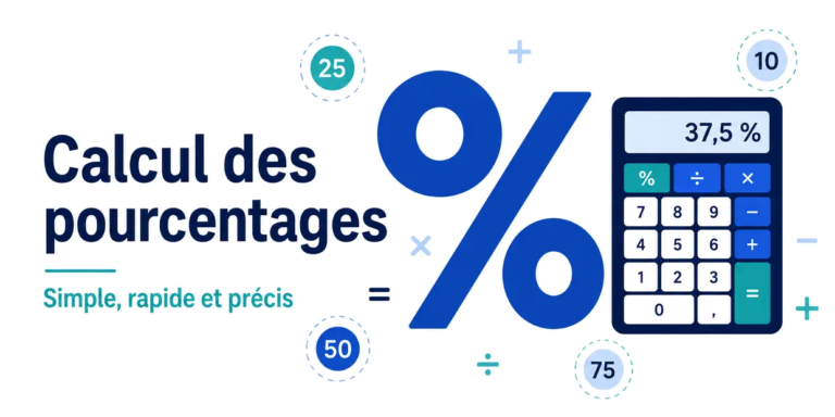Calcul des pourcentages avec une calculatrice