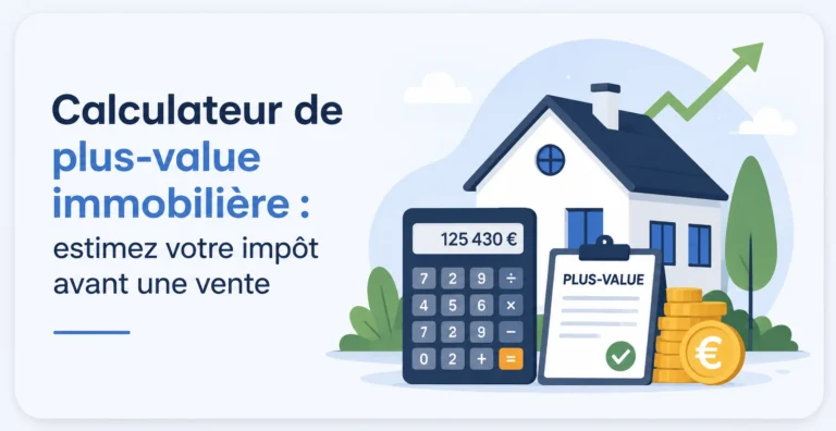 Calculateur de plus-value immobilière : estimez votre impôt avant une vente